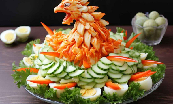 Какие необычные салаты можно приготовить на Новый 2024 год Дракона